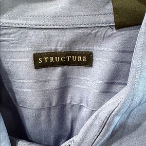 Structure Men's Light Blue Casual Shirt